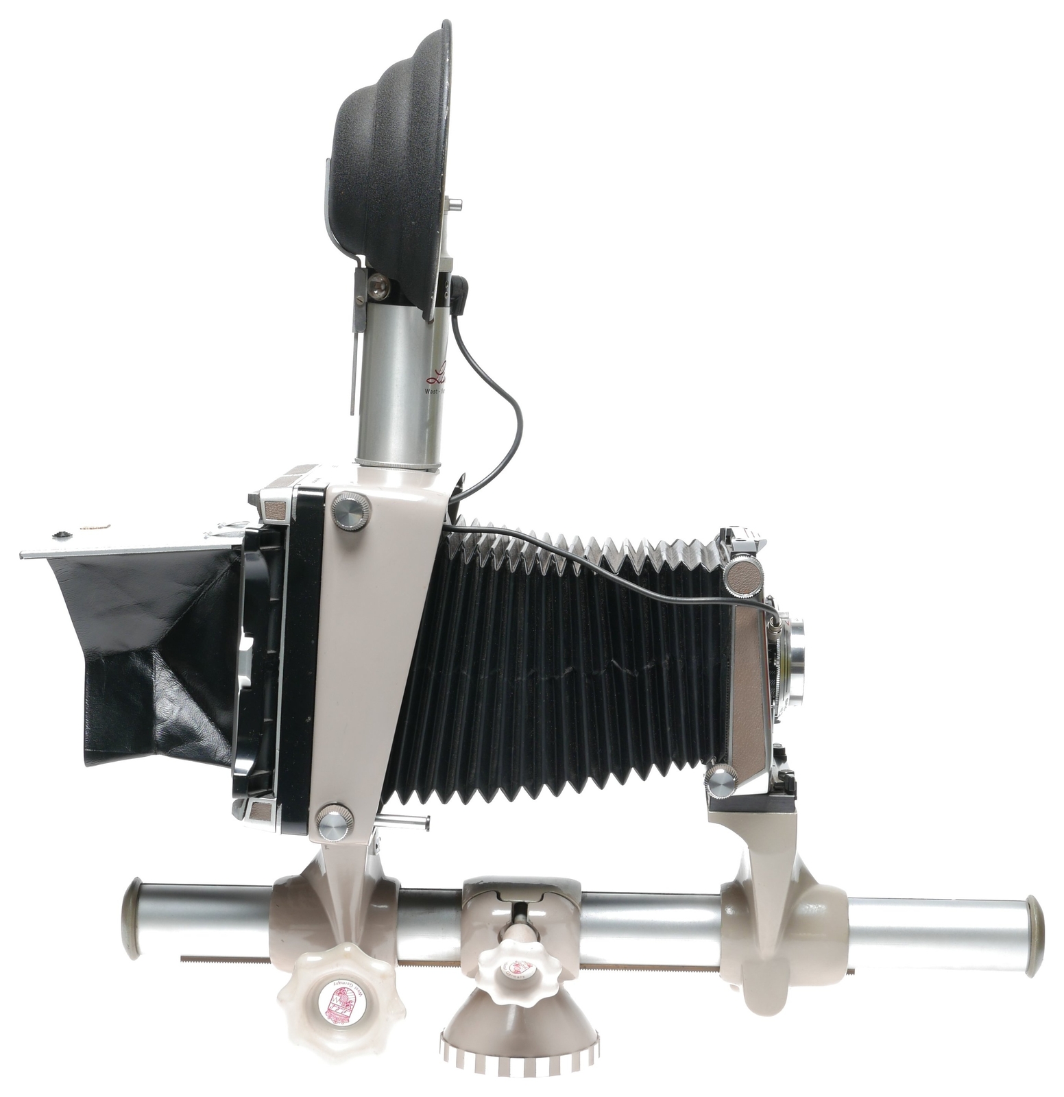 Linhof monorail 4×5 view camera Kardan 4.7/127mm Xenar Press