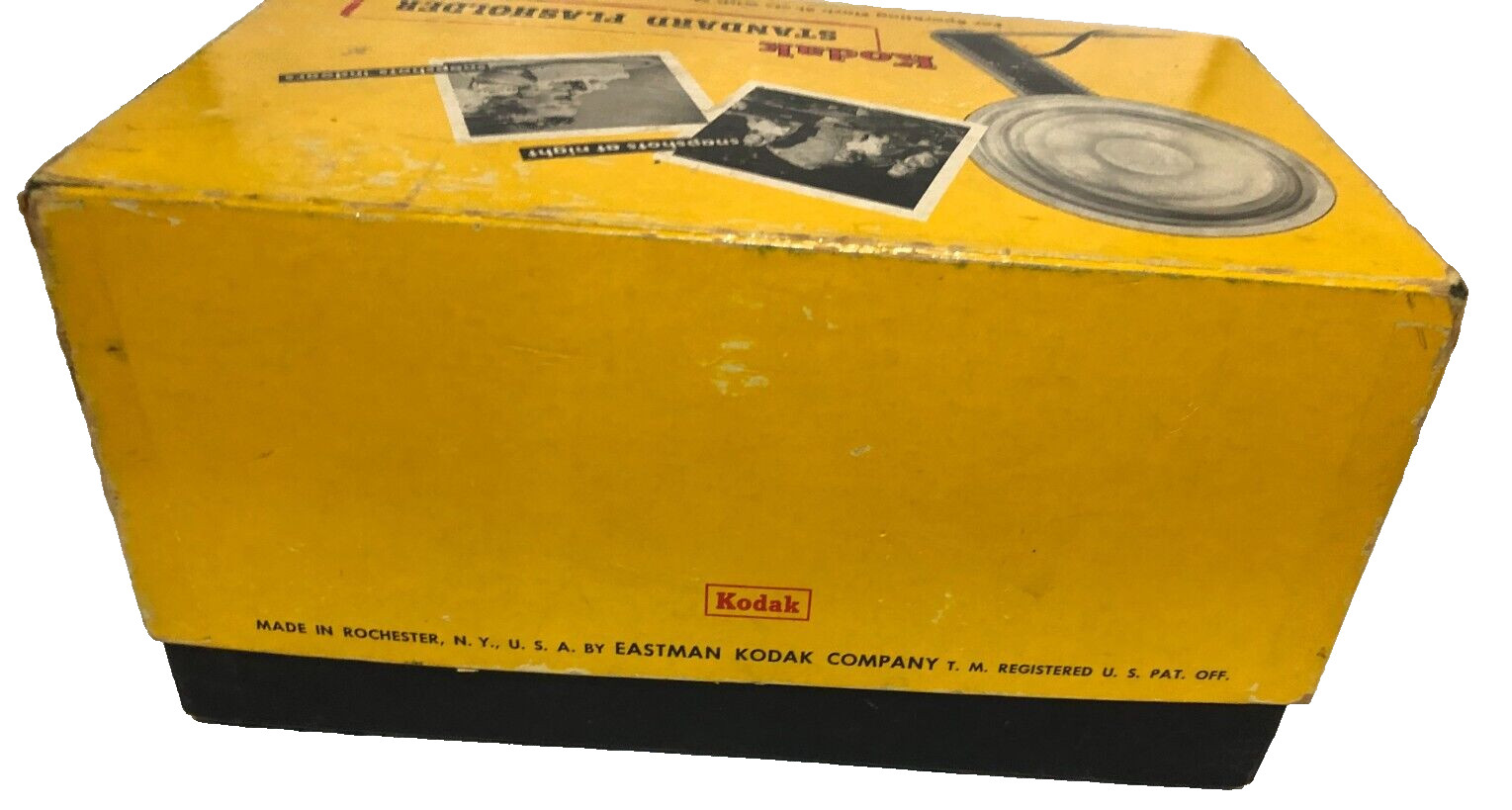 Kodak Camera Vintage Standard Flasholder No. 721 Brown Original Box extras