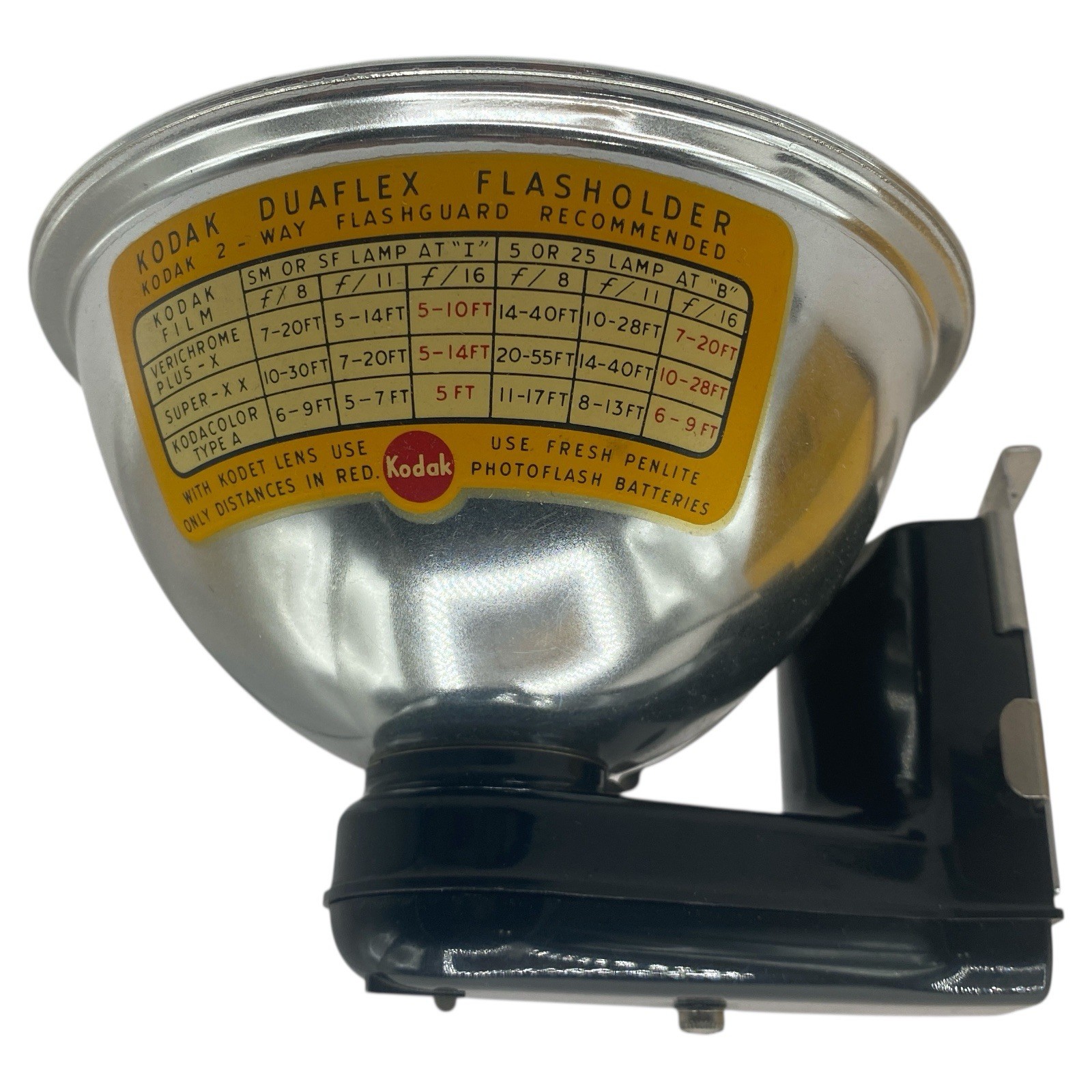 Kodak Flasholder Lumaclad Reflector for Vintage Film Camera w Box 40/41F