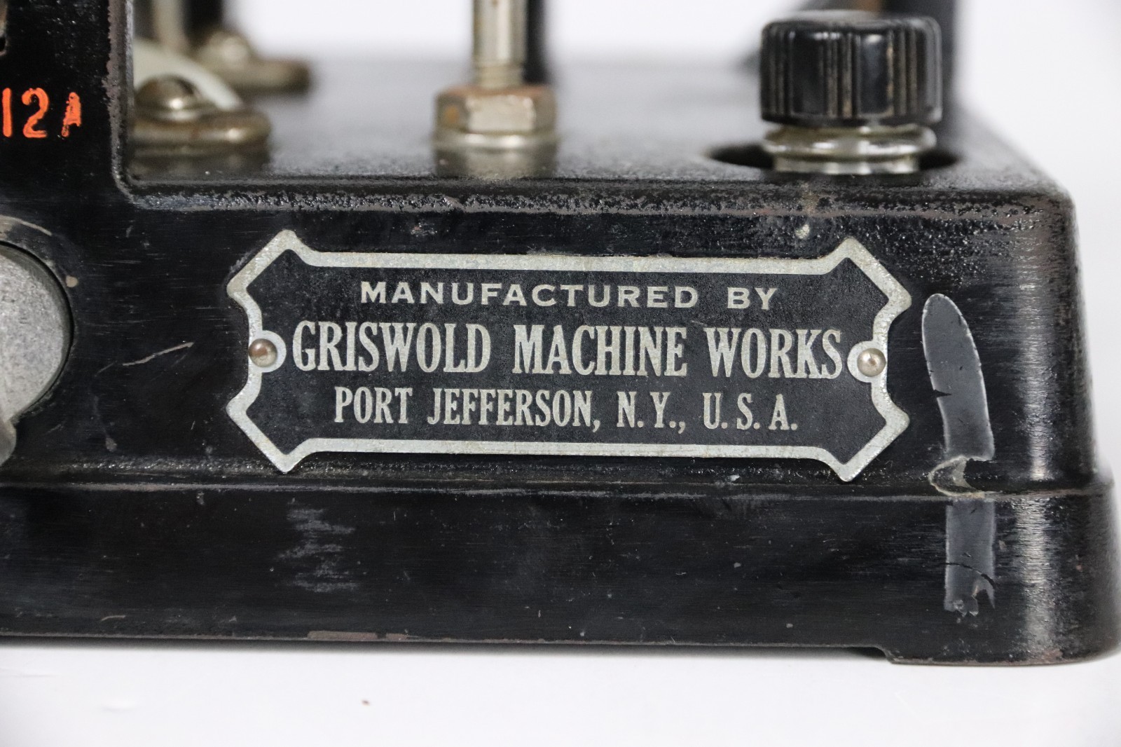 Griswold Model T Cast Iron Cement 35 mm Film Splicer 1920’s Antique
