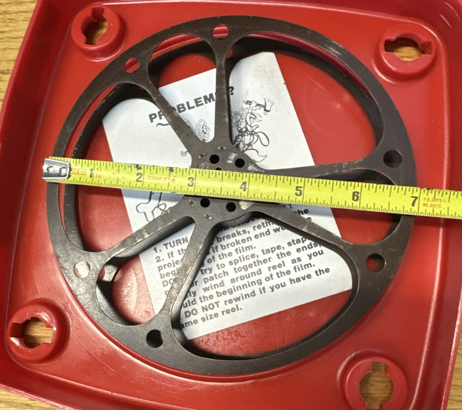 Vintage Plio-Magic 16mm Film Archival Plastic Storage Box 7″ Reel Film & Case