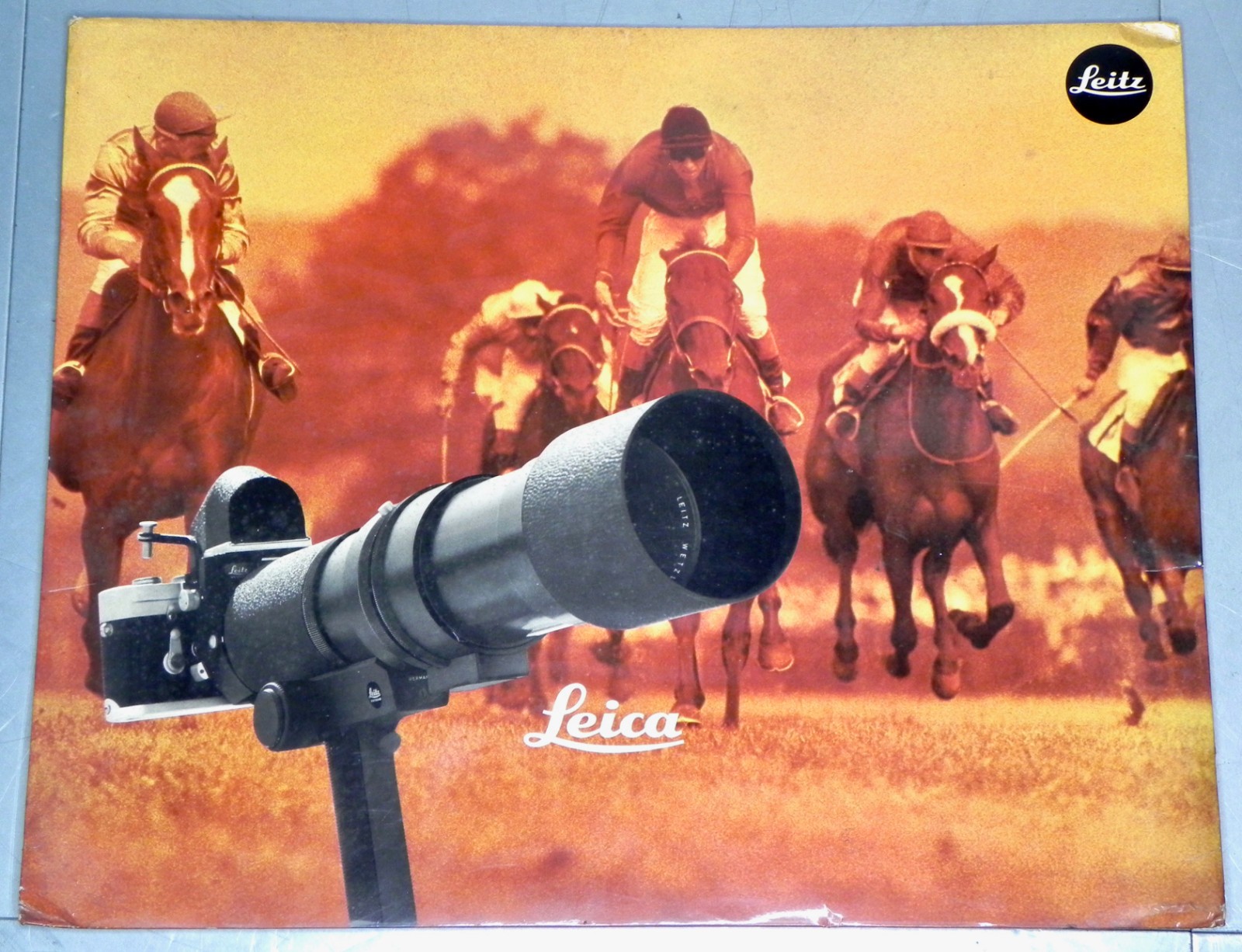 Vintage Leica Store Mounted Art Print Display