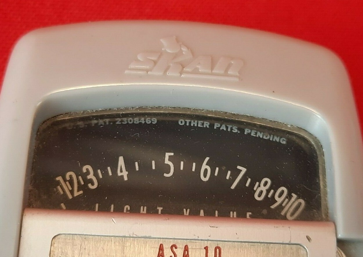 Vintage “Skan Quick” Camera Light Exposure Meter Made in Chicago USA by GM Labs