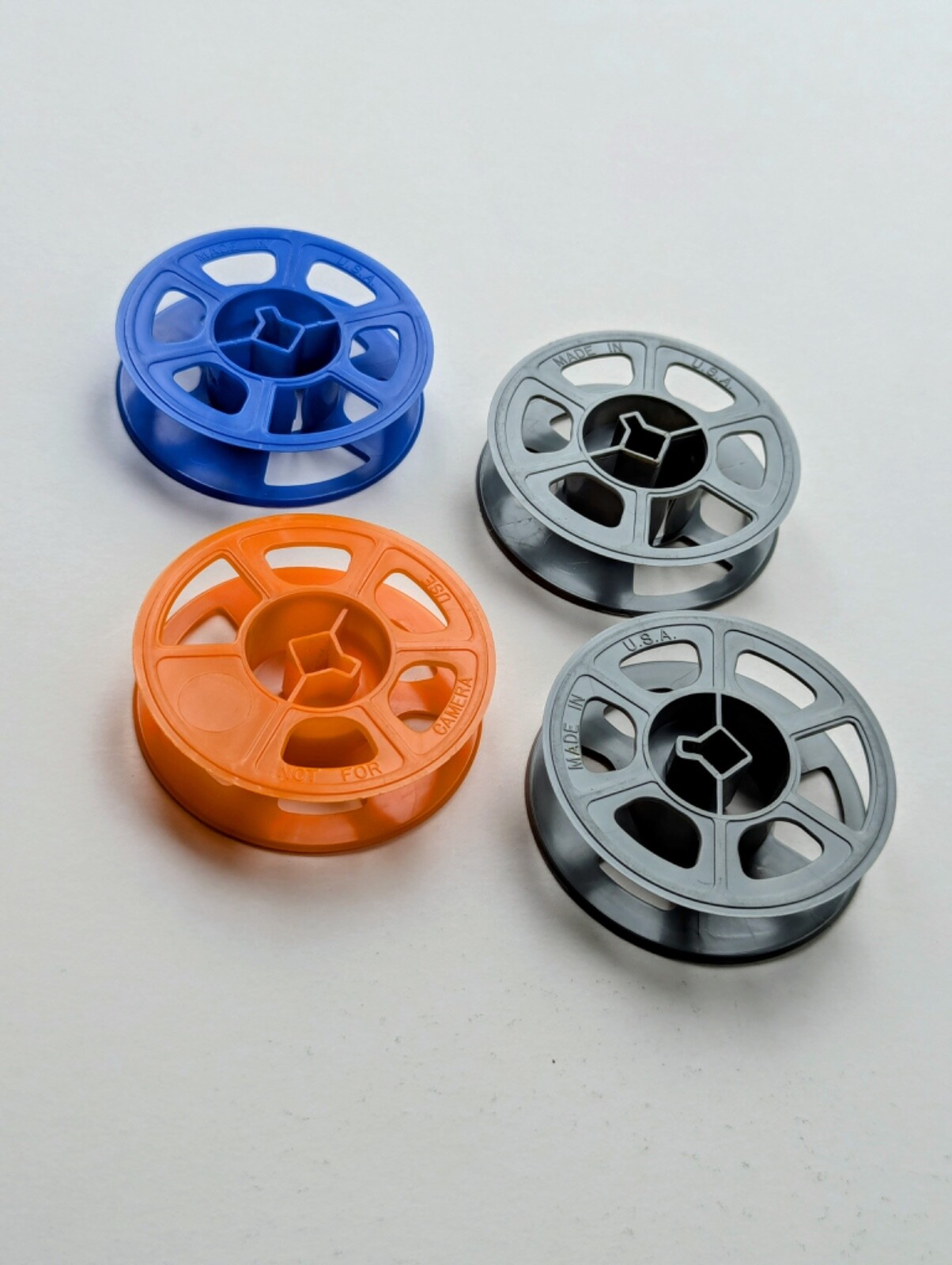 4 Movie Film 16 mm Reels 3″ 16mm