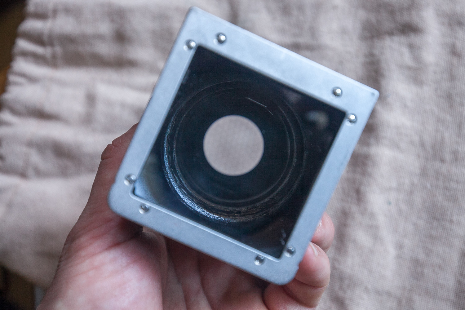 Magnifying Hood Finder with fucusing screen for Salut Kiev 88 Hasselblad