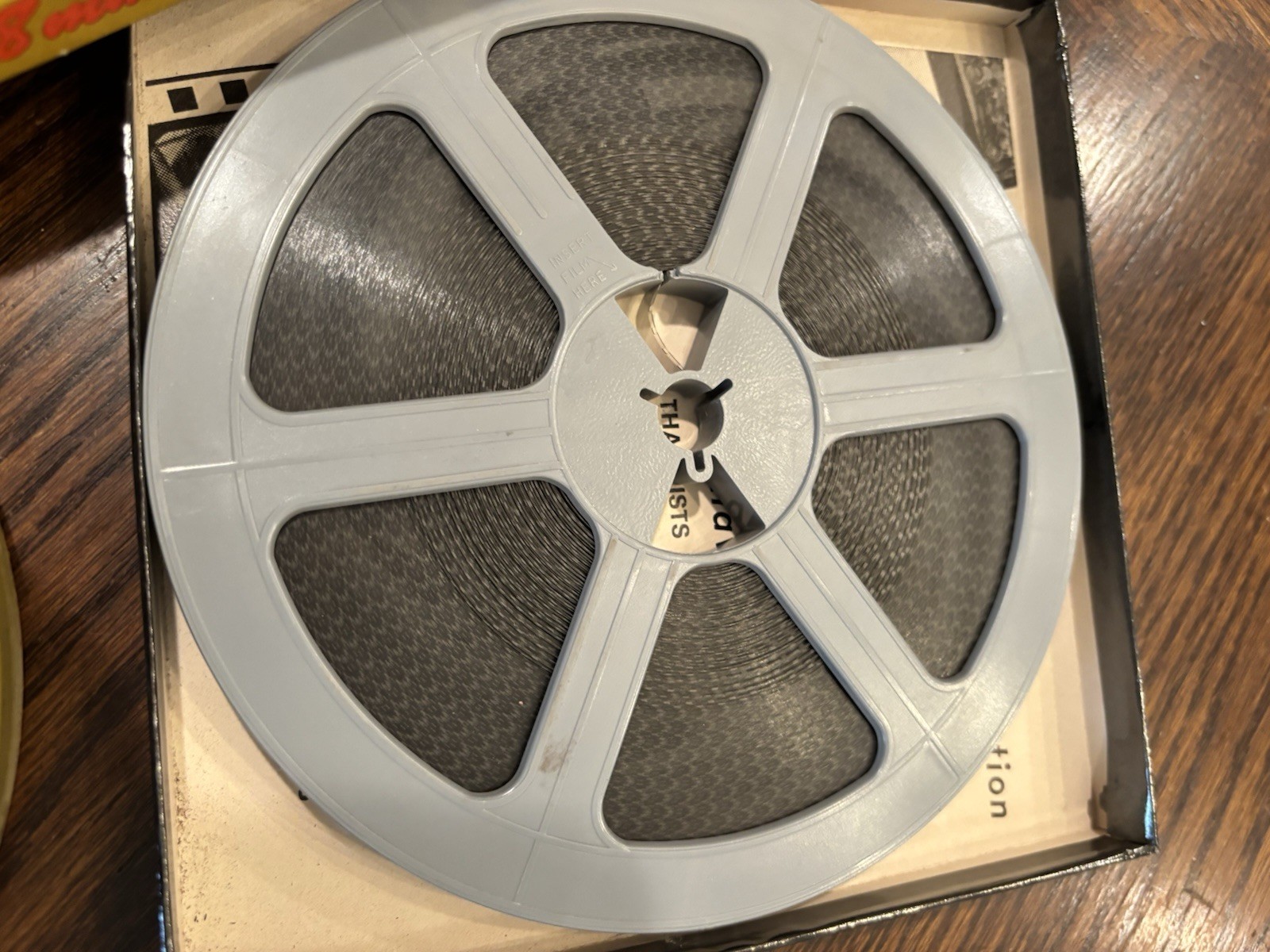 Lot Of 7) Vintage Dual 8MM Reel to Reel w/ Metal Case Topps Kmart Focal 5″