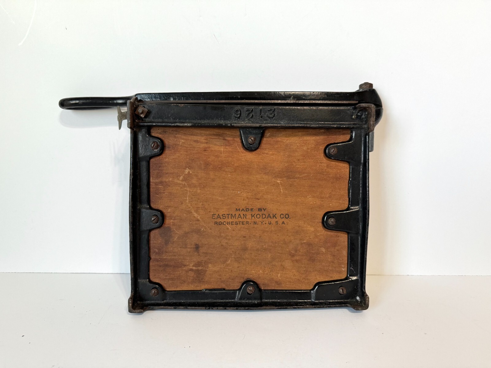 VTG 1900s No. 2 Eastman Kodak Wood & Cast Iron Trimming Board 8.75″ L