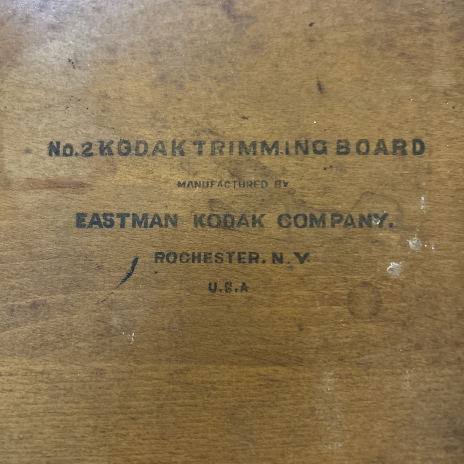 Vtg Eastman Kodak No. 2 Trimming Board Rochester NY USA Photography Antique NICE
