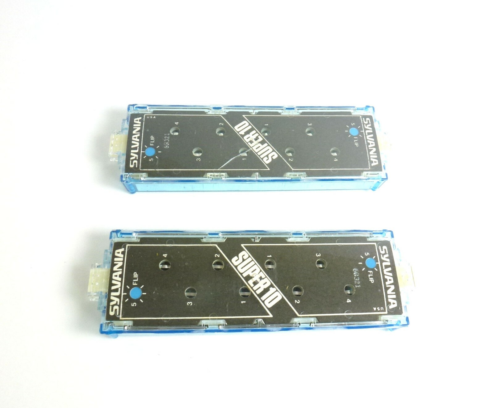 Lot of Two 2 Pack Flip Flash Super 10 Blue Dot Flashbulbs (40 Flashes)