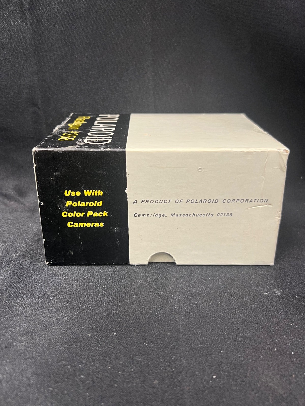 Polaroid Vintage Camera Flashgun #268 with 5 Sylvania Blue Dot Flash Bulbs