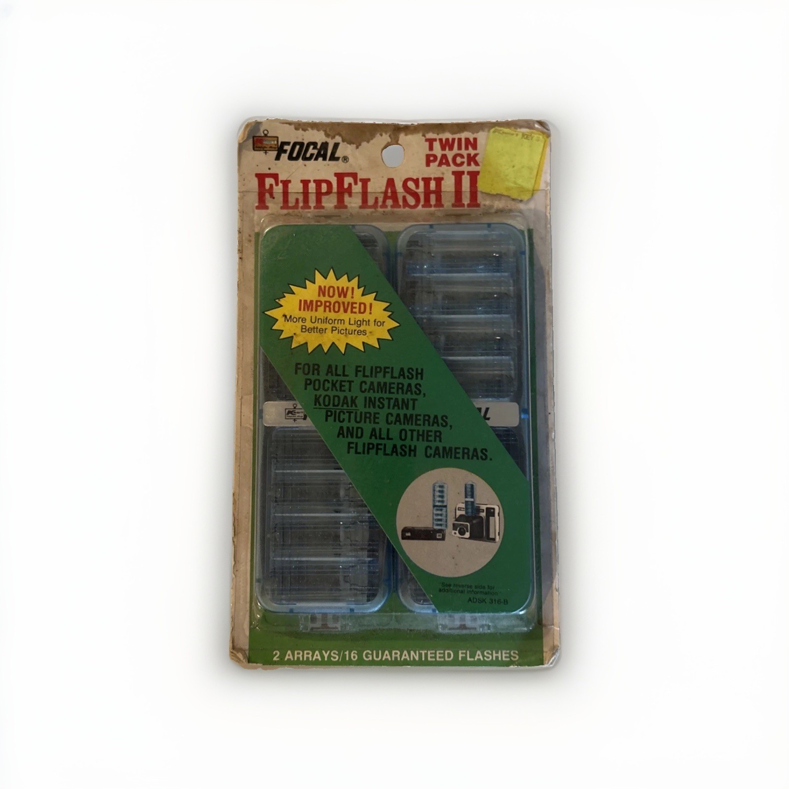 Vintage 1970s KMart Twin Pack Flip Flash II Flash Bars NOS Full Christmas Photos