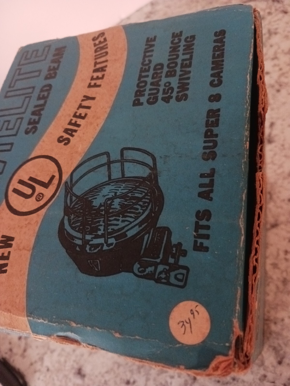 Vintage ACME LITE MOVIE VIDEO Photo CAMERA LIGHT MODEL 96 W Original/BOX NOS