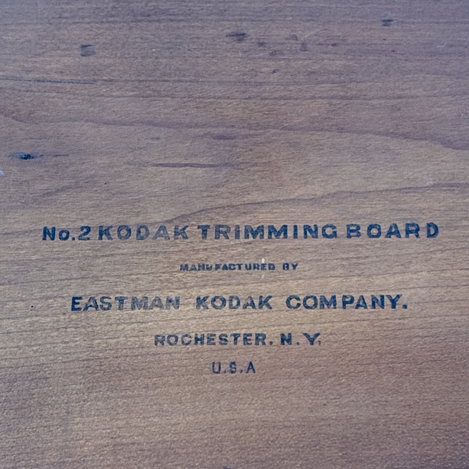Vintage Kodak Film Trimming Board No2 EASTMAN KODAK COMPANY