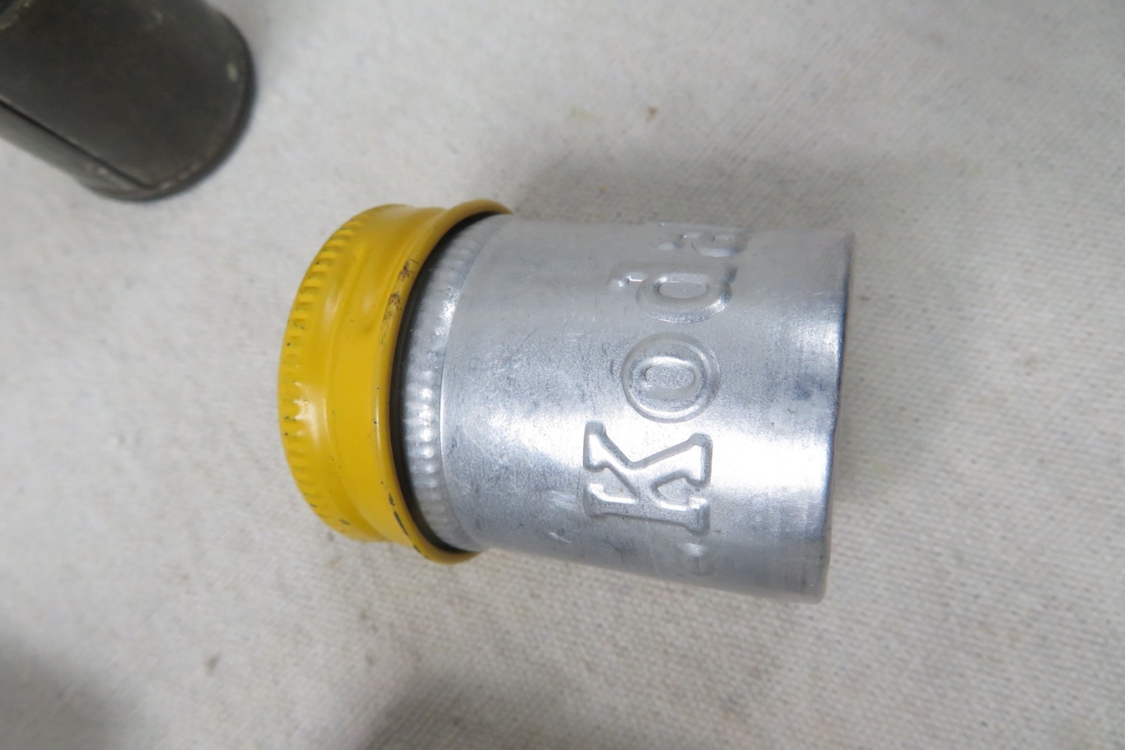 Lot of 5 Vintage Metal Aluminum 35mm Film Can Canisters Kodak