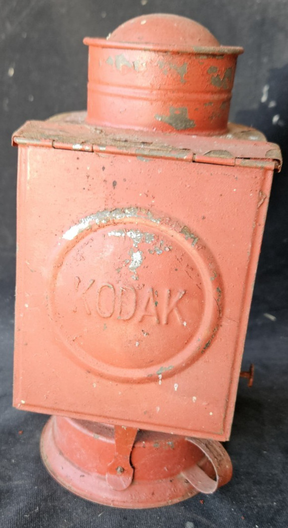 antique Kodak film/ cameras kerosene black room light
