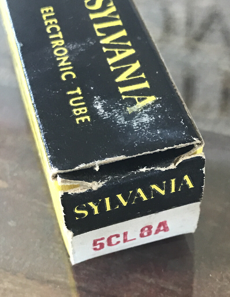Vintage Sylvania Electronic Tube 5CL8A NEW IN BOX