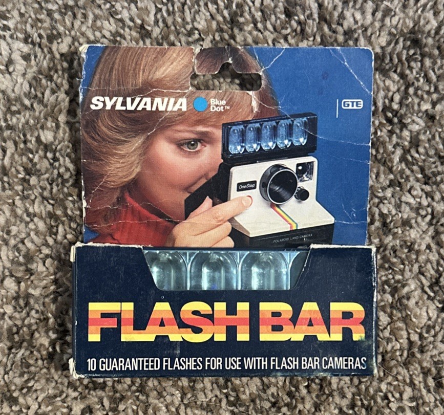 Vintage Sylvania Flash Bar 10 Flashes New Old Stock
