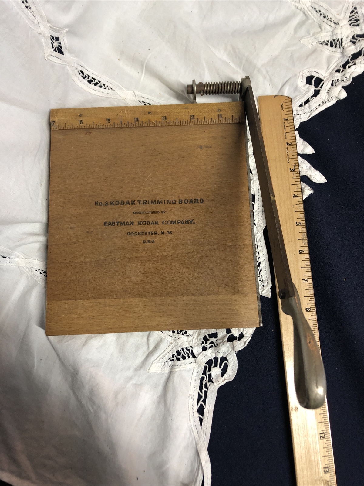 Vintage No. 2 Kodak Trimming Board Eastman Kodak Co. Rochester N.Y. USA