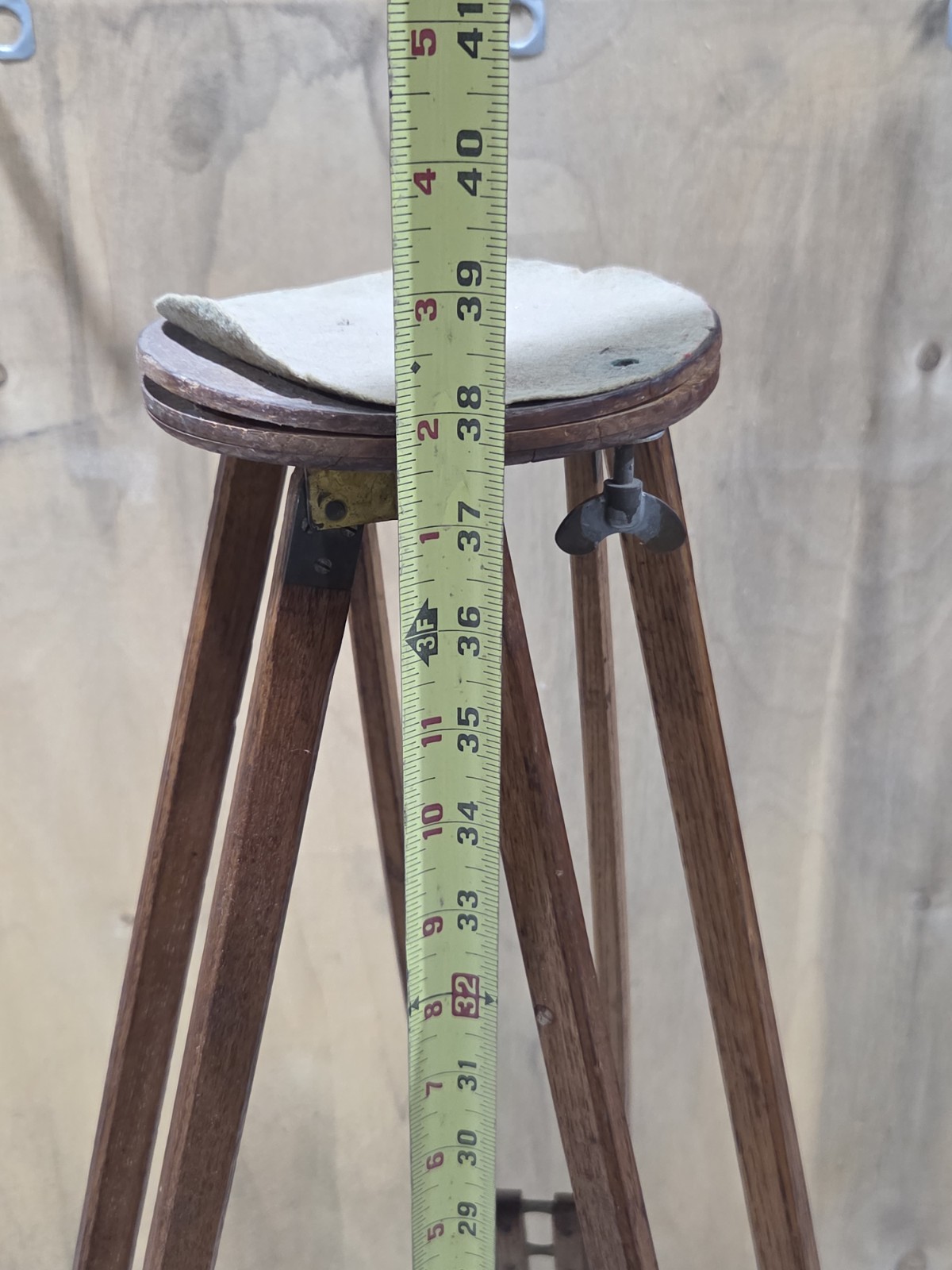 Antique Eastman Kodak Co. wooden Crown Tripod Rare Vintage