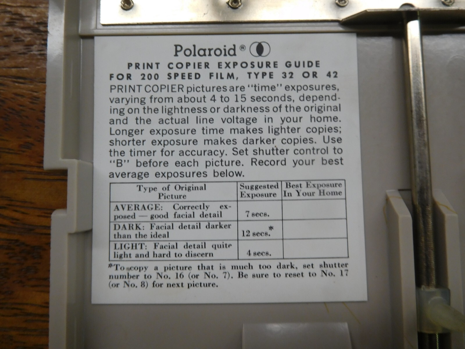 Vintage Polaroid Print Copier #240 in Original Box