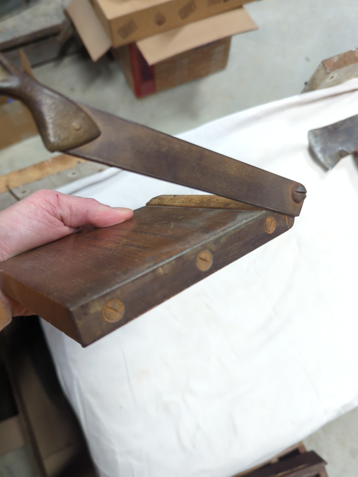 Vintage wooden No. 1 Kodak trimming board 5” x 5″ Cutting Surface