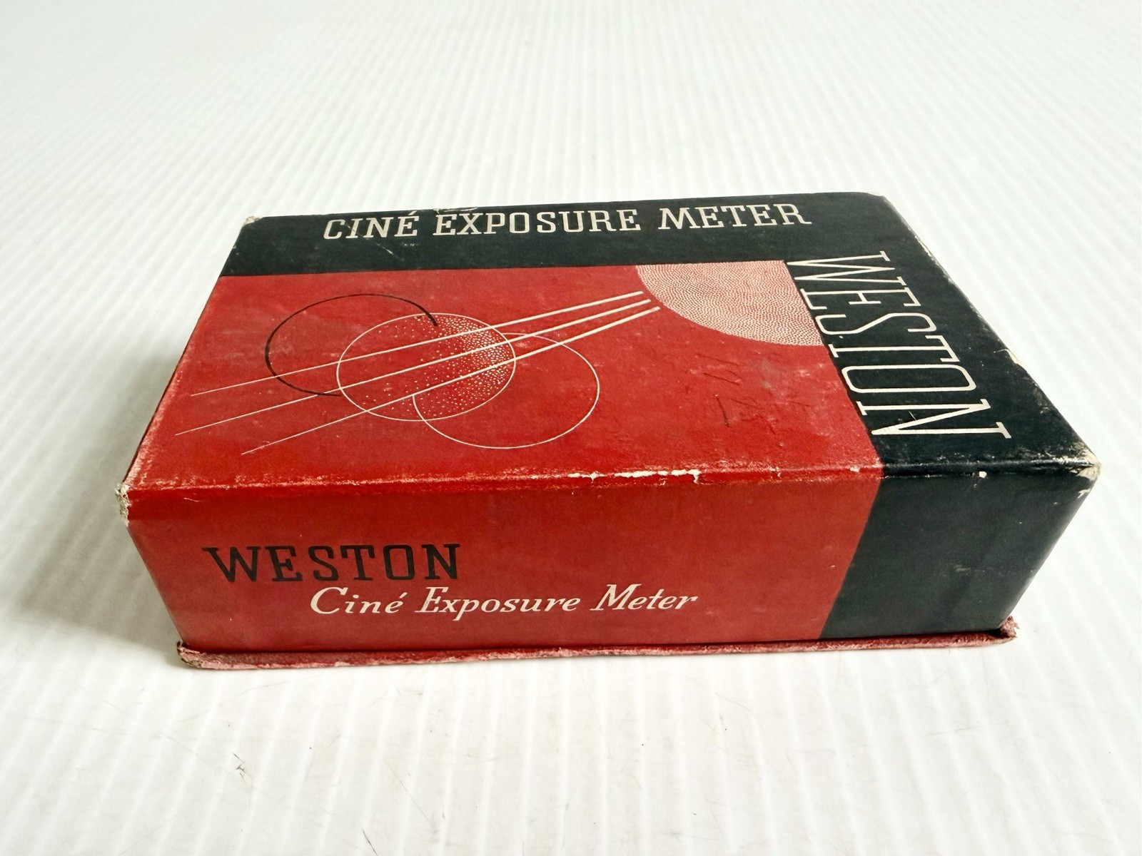 Vintage Weston Cine Model 819 Exposure Light Meter with Box