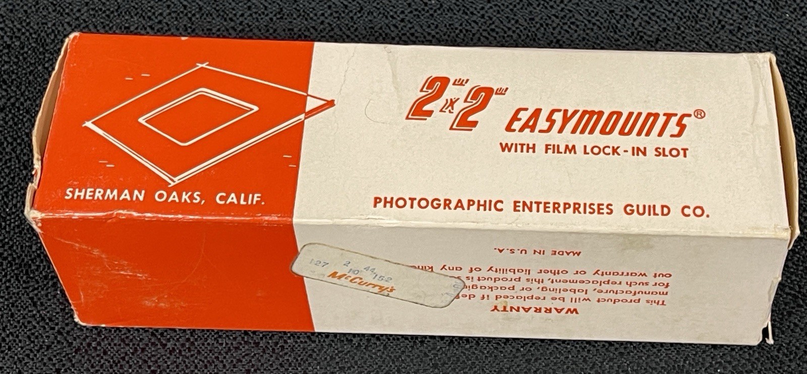 101 Vintage Pegco 2X2 Easymounts Film Slides 35mm New Old Stock Sealed