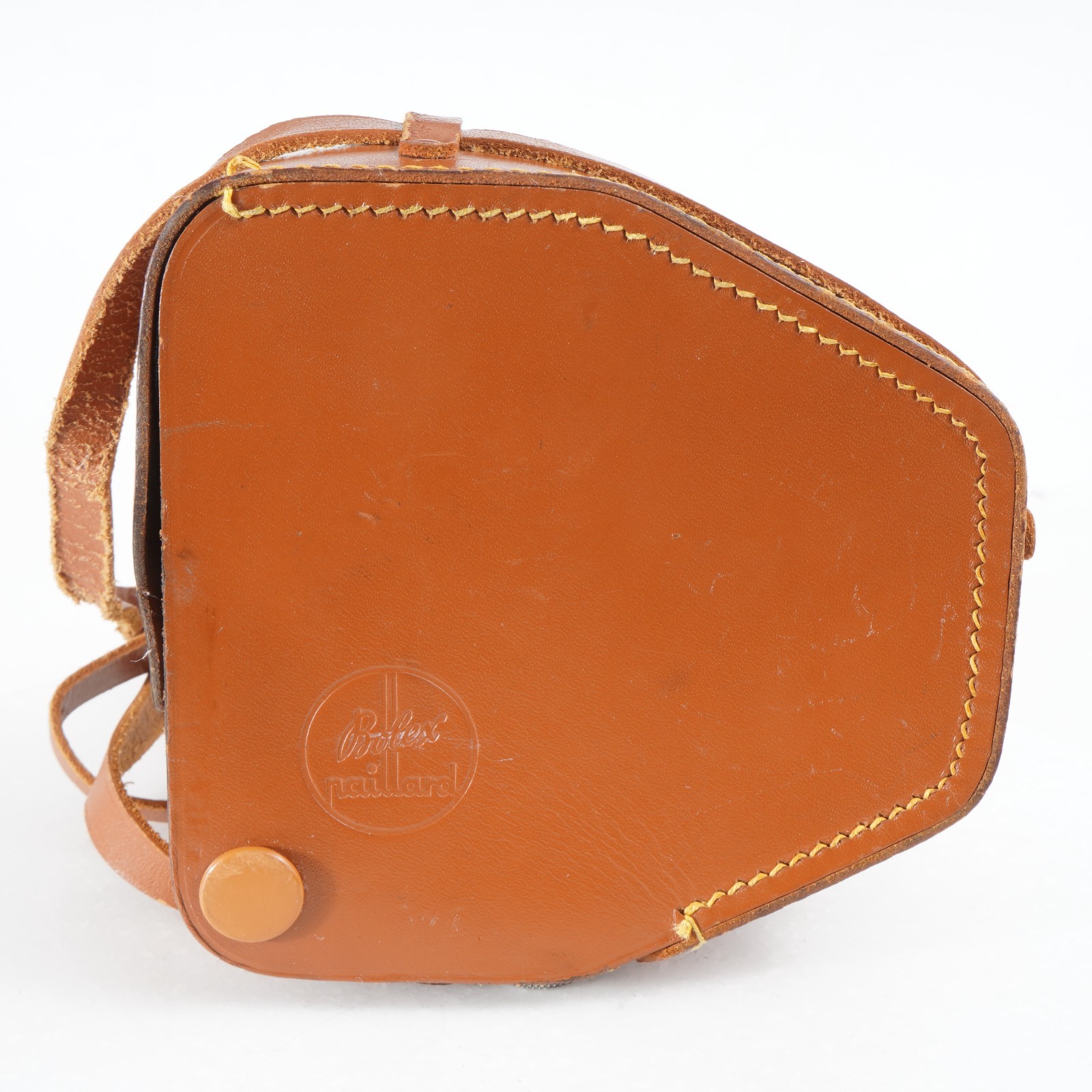 -Paillard Bolex Luxury Leather Case For 8mm Movie Cameras B8 C8 D8 W/ Strap