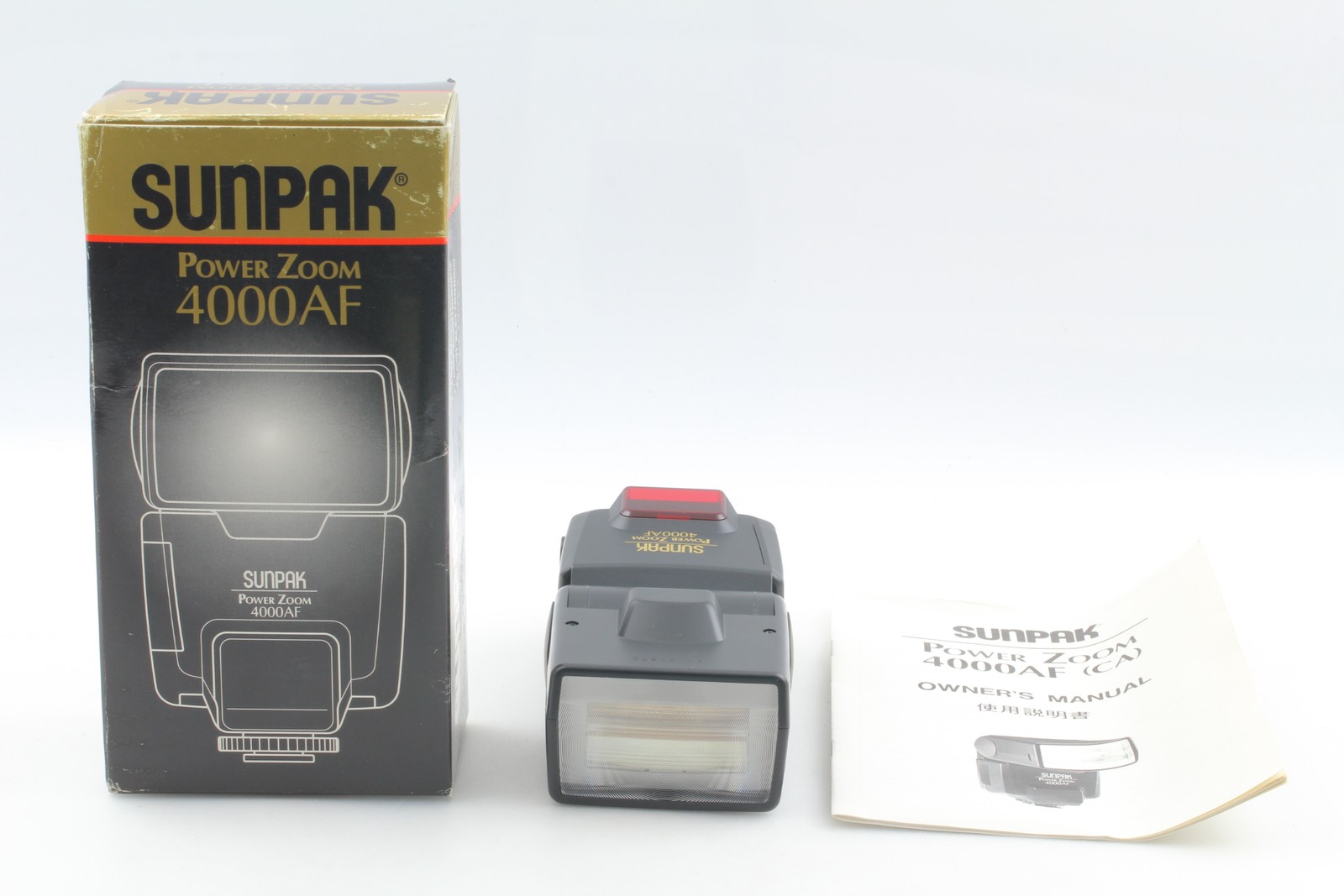 [Unused] Sunpak power Zoom 4000AFFLASH For Canon From JAPAN