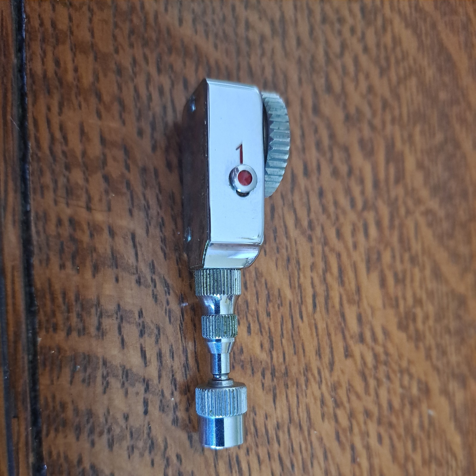Vintage Alpex Chrome Camera Self Timer w/ Case 