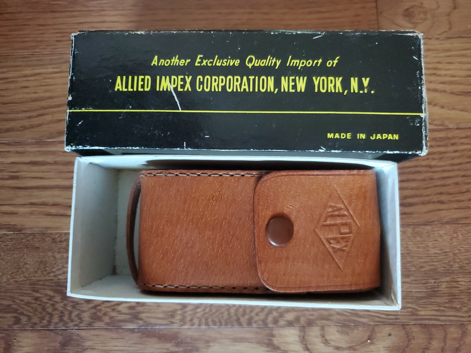 Vintage Original Alpex Deluxe Swivel Camera Flash Gun B.C. Type in box
