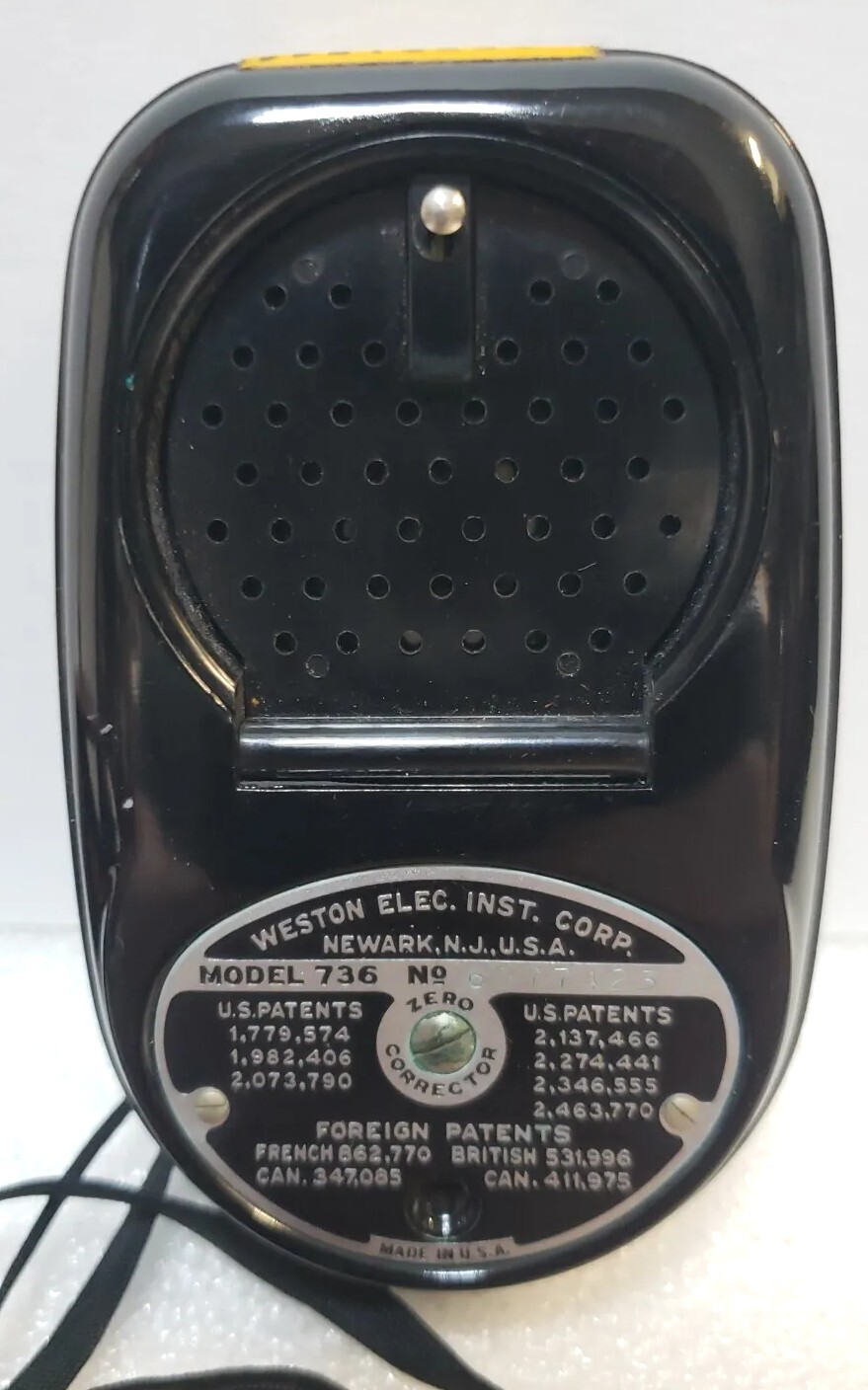Vtg. Weston Master II Western Elec. Inst. Corp Universal Exposure Meter & Case