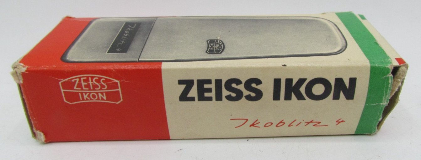 Vintage Zeiss Ikon Ikoblitz 4 Camera Flash Unit Original Box 20.2214 Great Cond
