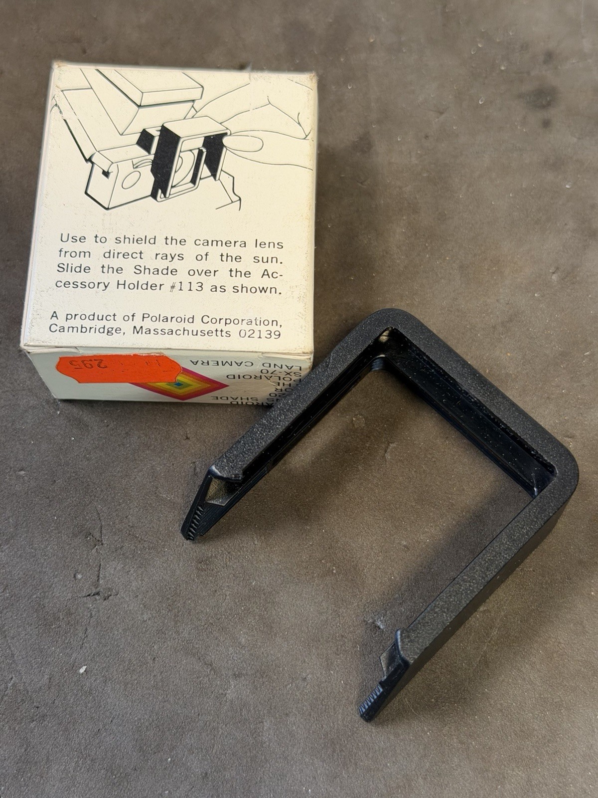Polaroid Lens Shade #120 for SX-70 Series Land Camaeras with Box
