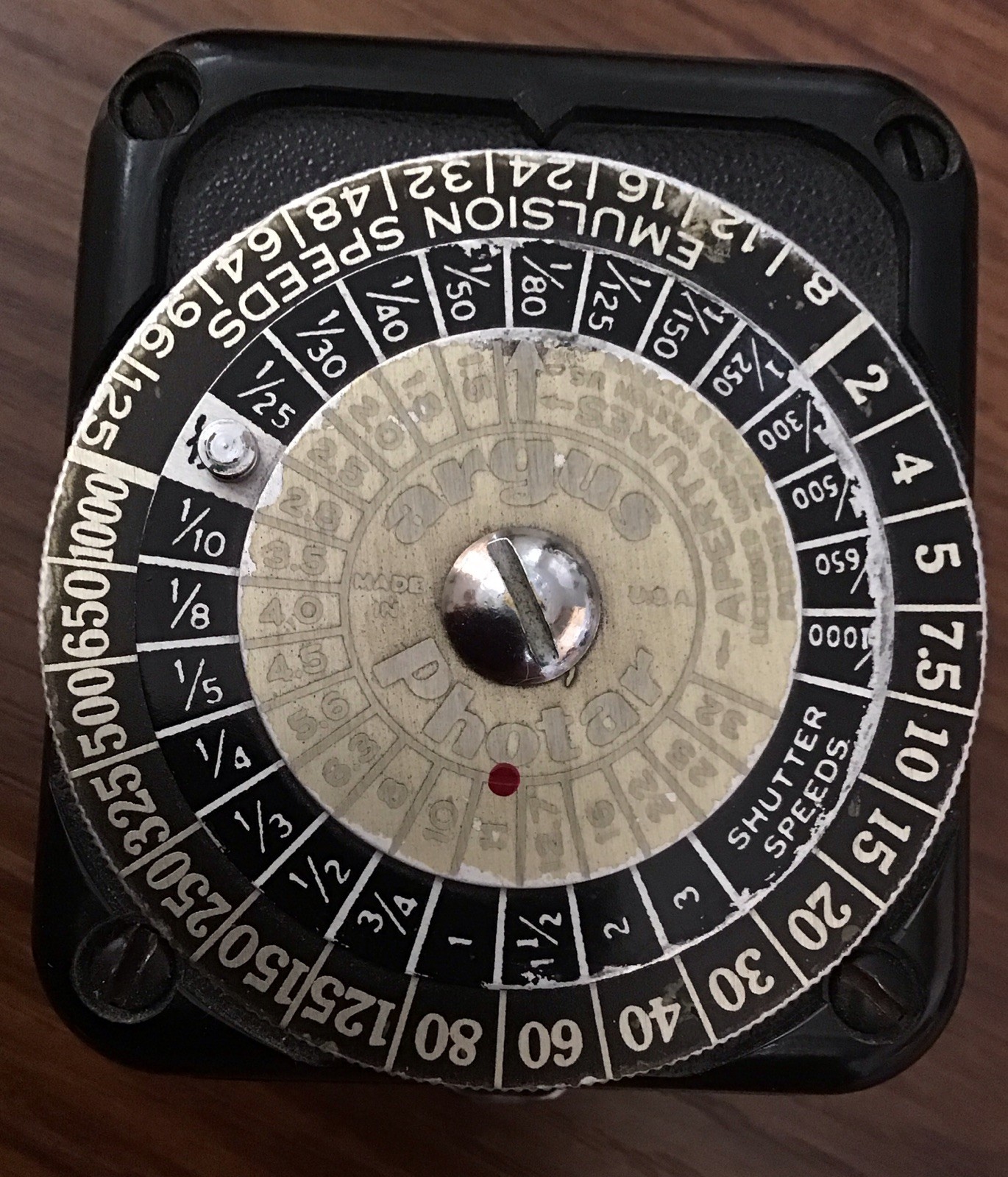 Vintage Light Meter, Argus Photron, RARE
