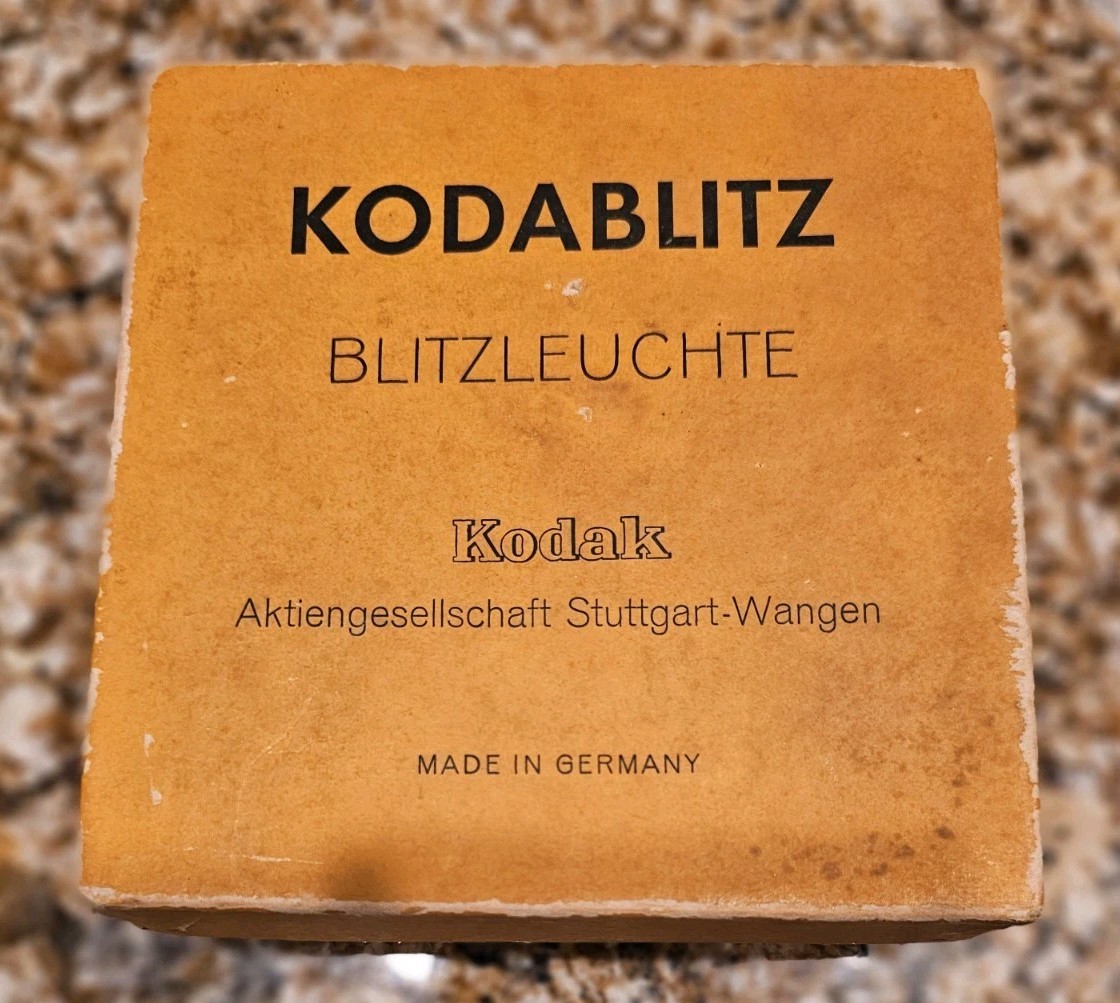 Vintage Kodak Kodablitz Blitzleuchte BOX AND INSERT ONLY
