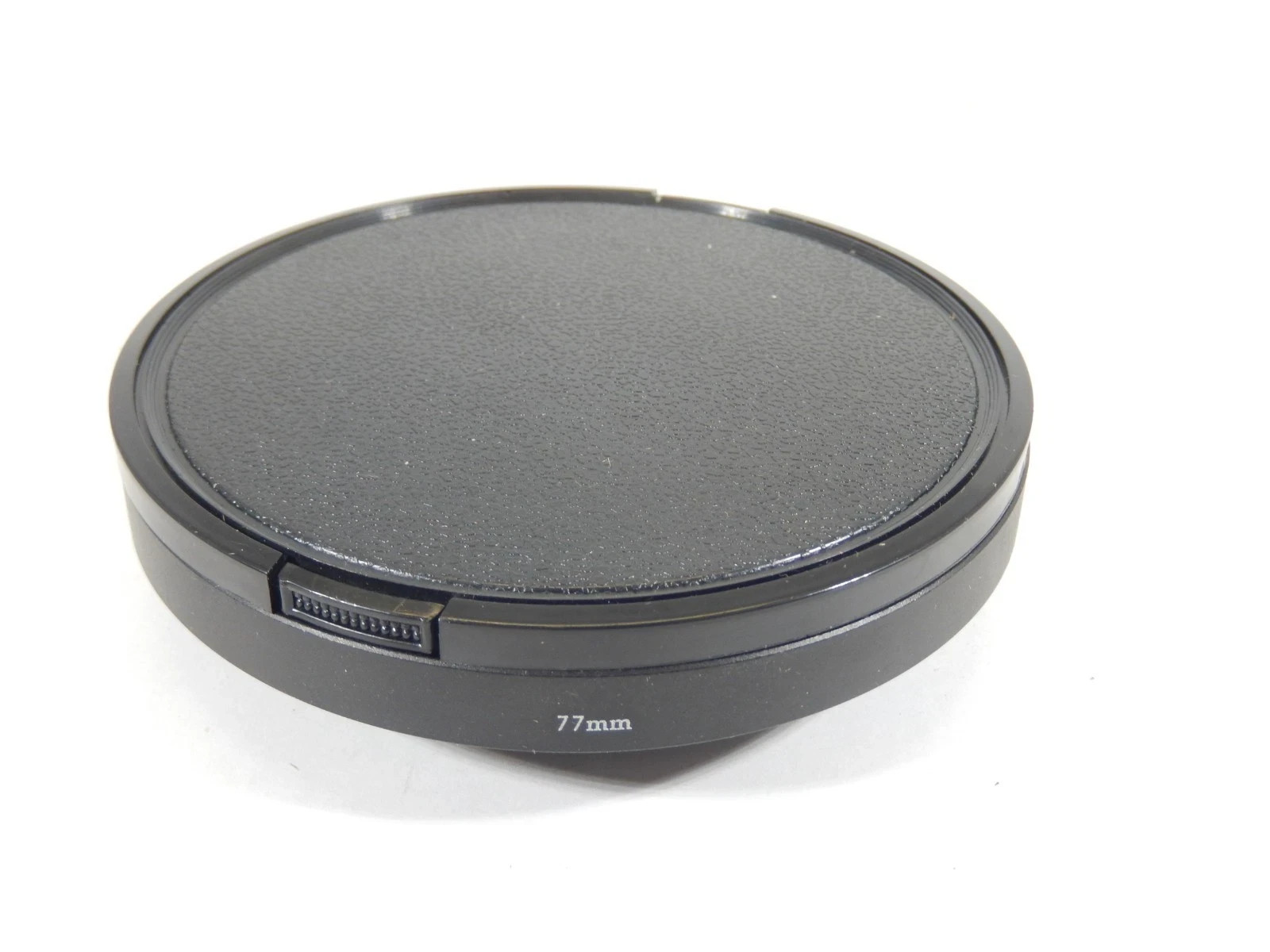 VINTAGE METAL 77mm TO 105mm LENS HOOD SHADE & PINCH-ON 105mm CAP
