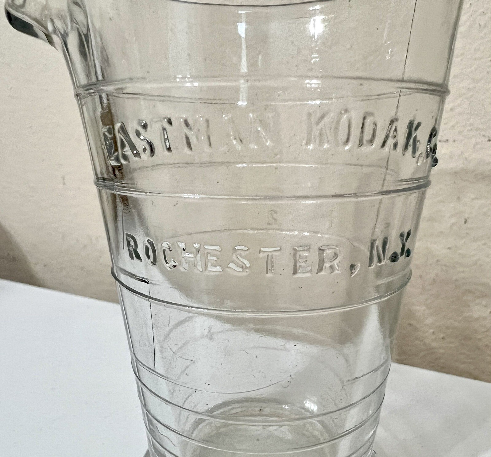 Vintage Eastman Kodak ConPhotographic 4 oz Glass Measuring Beaker Rochester NY