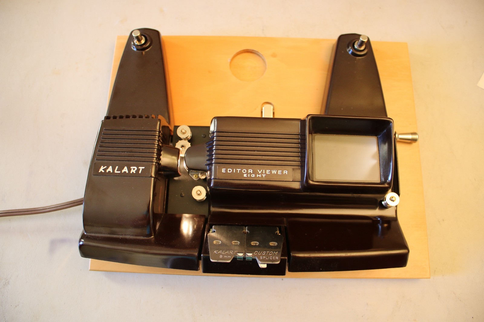 Vintage Kalart Editor Viewer Eight MM Movie Film Splicer W/ Original Box