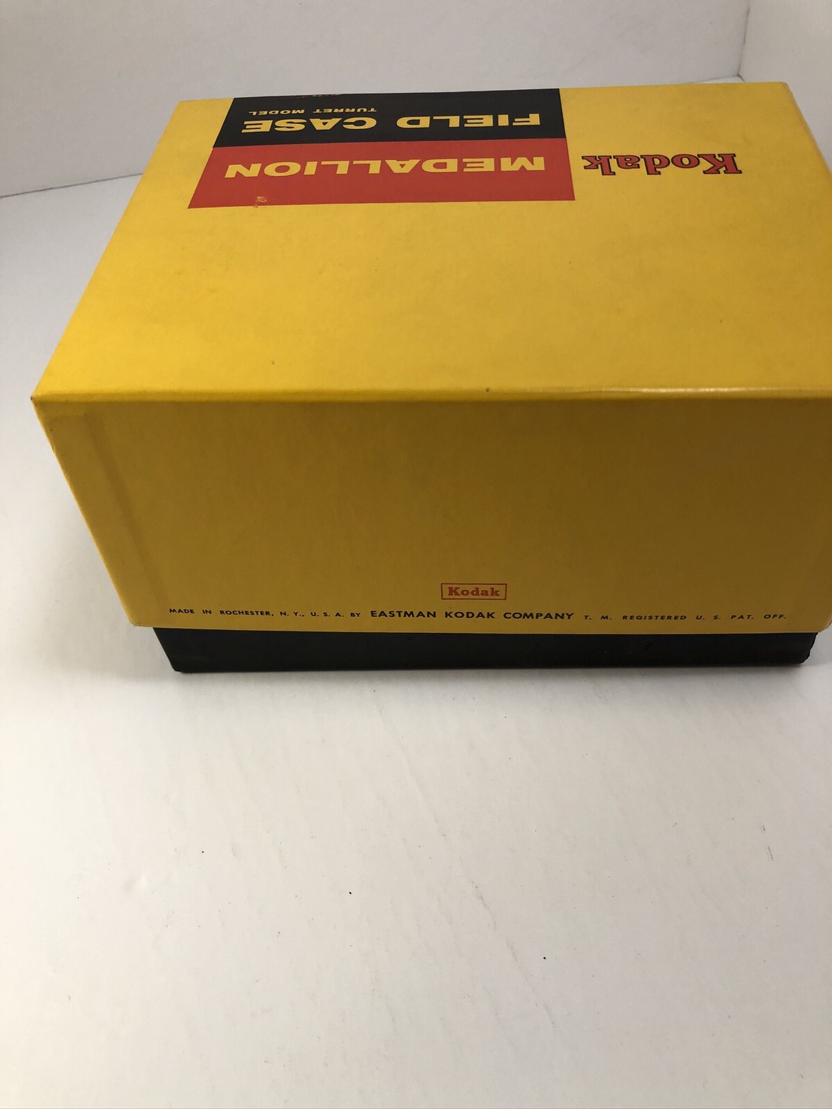 Rare Kodak Medallion Field Camera Case New In Box Leather Vintage Turret Model