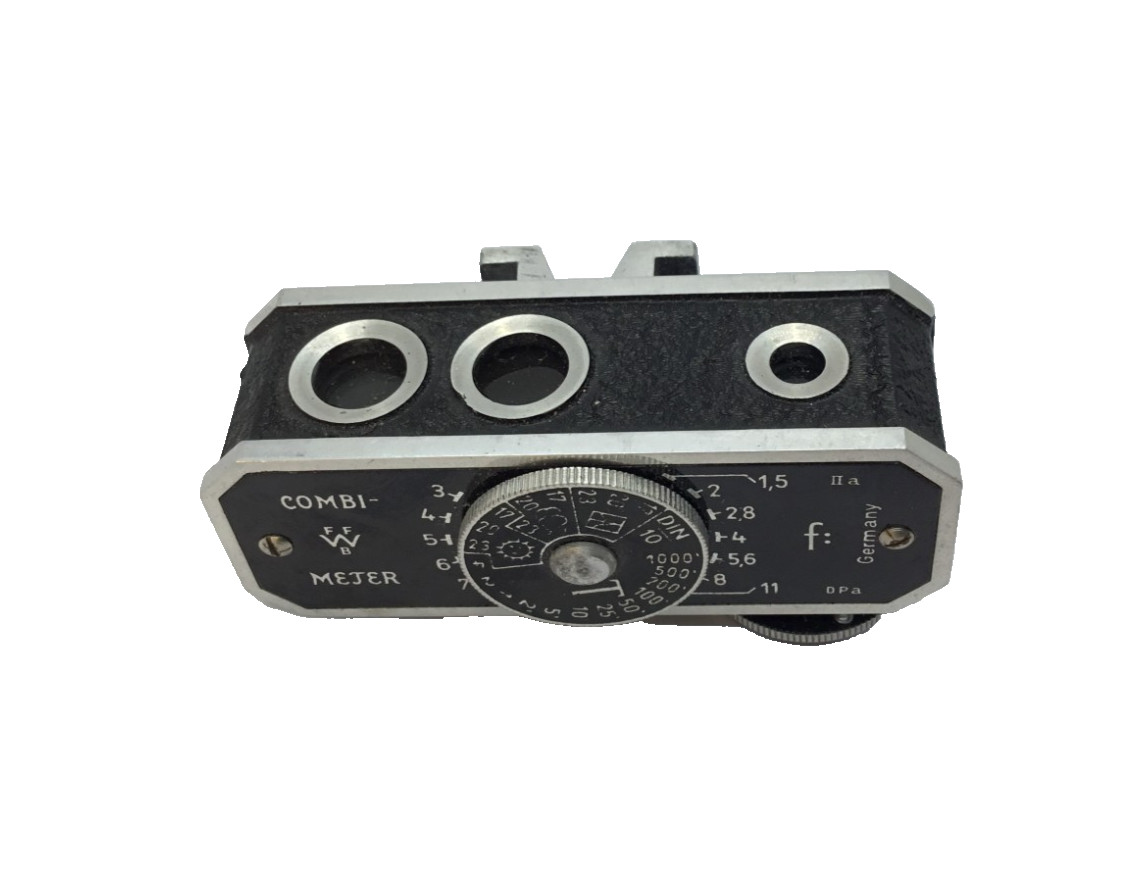 WATA -COMBI Vintage Cold Shoe Rangefinder + Built in Light Meter + Case & Box