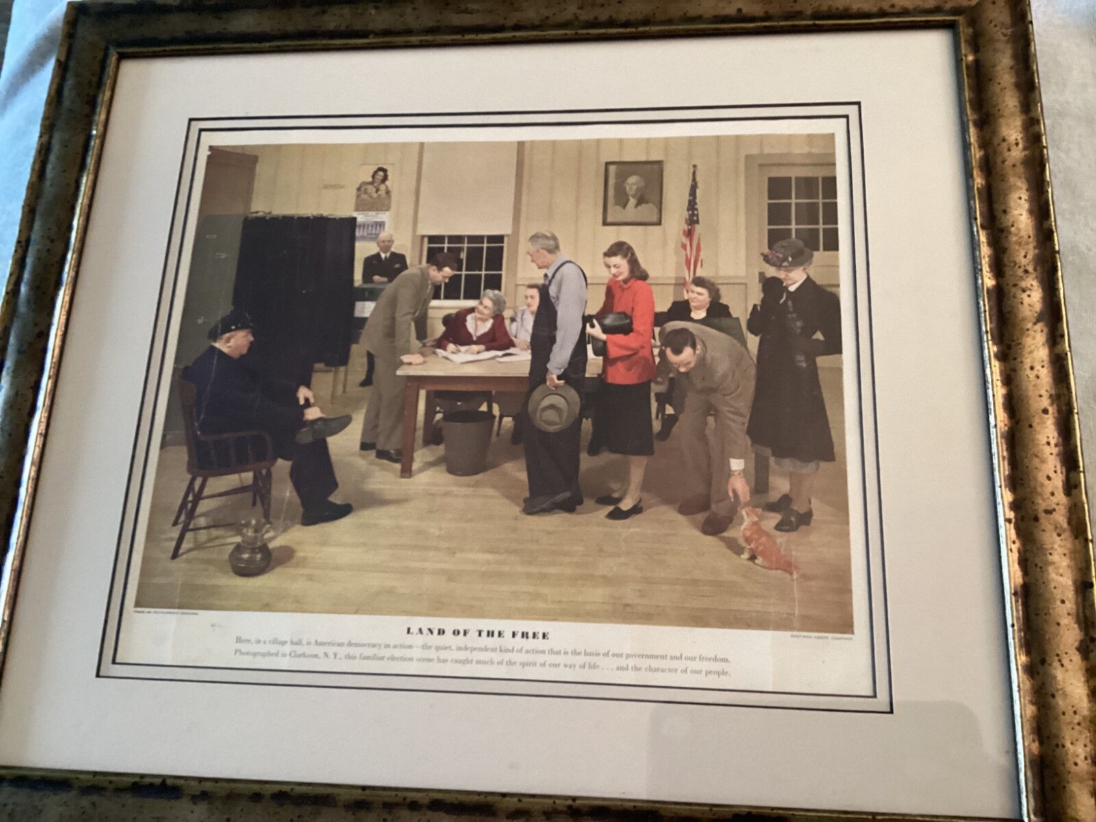 KODAK VINTAGE POSTER “LAND OF THE FREE” FOR VERICHROME FILM MID 1900th ?