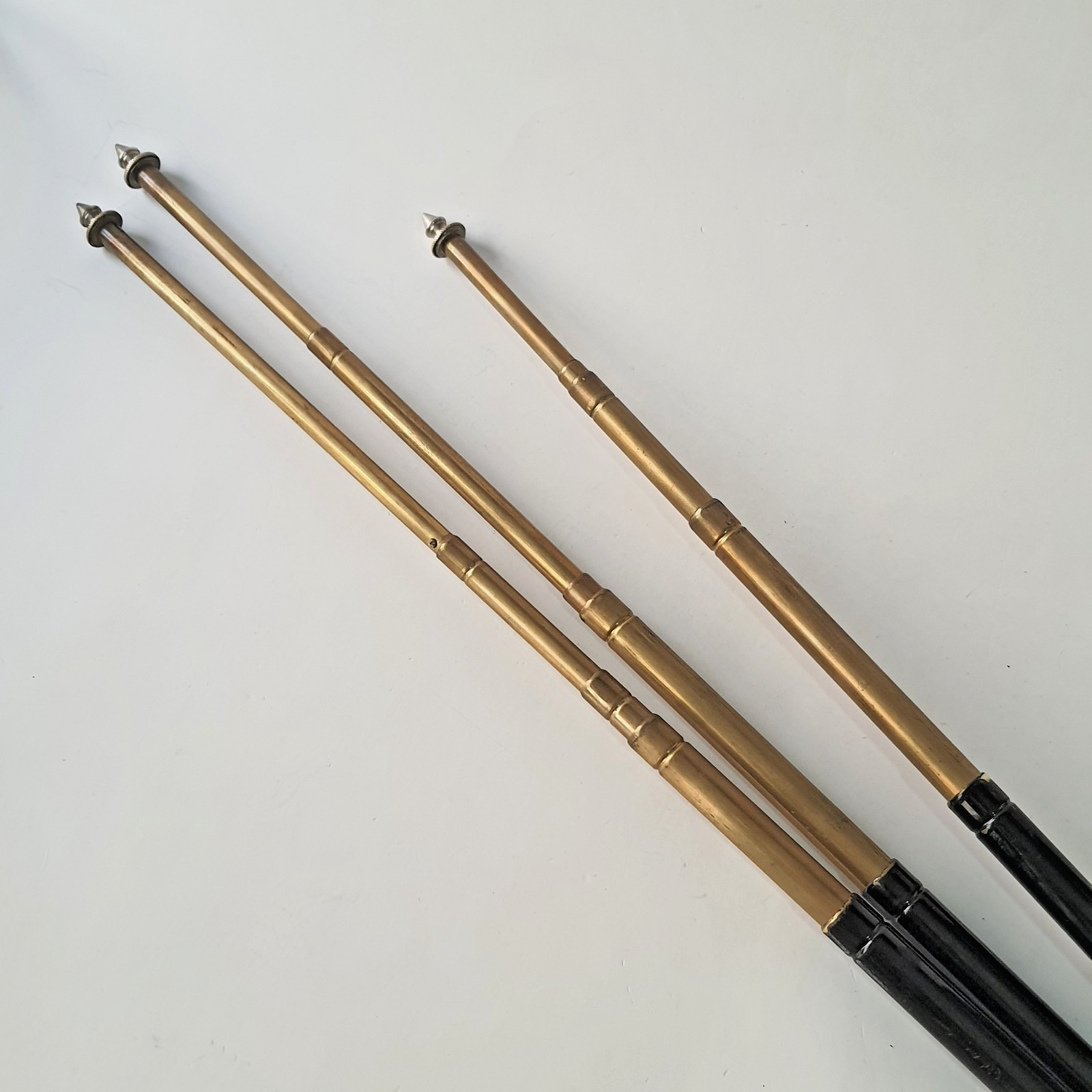 Vintage SUSIS Normal Brass Camera Tripod German Black Enamel Antique Stand 131cm