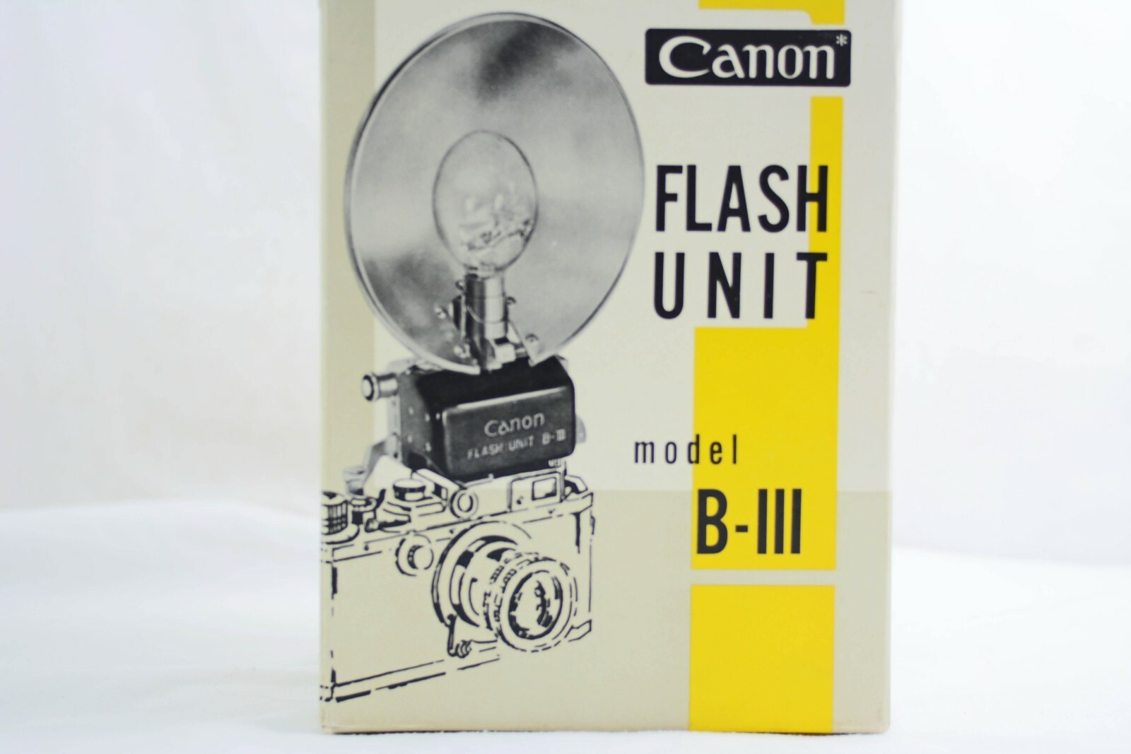 RARE VINTAGE CANON MODEL B-III RANGEFINDER CAMERA FLASH (NEW IN BOX)