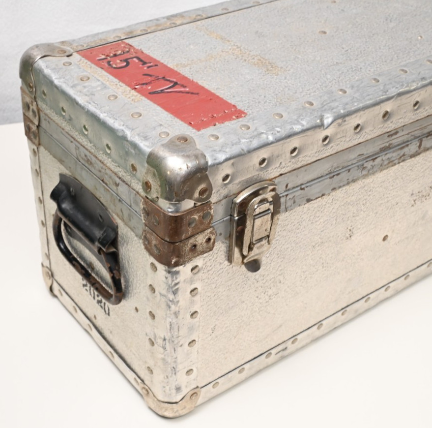 VINTAGE Birns & Sawyer Hollywood Aluminum Transit Case 1950s? Cinema Long Lens