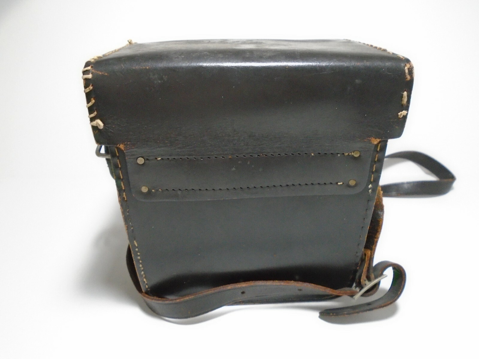 Vintage Bell & Howell Leather Camera Case with Adjustable Strap 6.25″ x 6″ x 4″