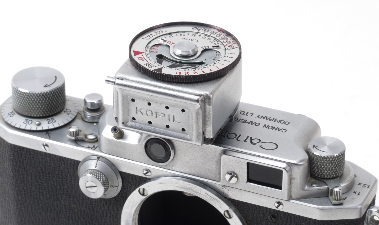 Rare Kopil Shoe Mount Selenium Light Meter – Works! Metraphot Style Leica-Meter