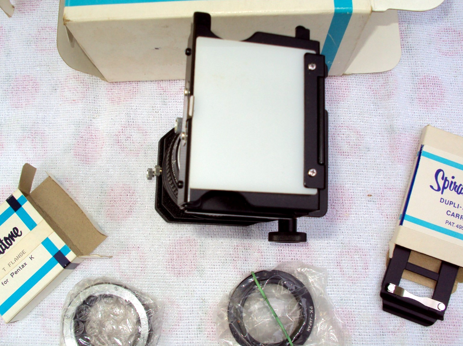 Spiratone Bello-Dupliscope Macro Photo Slide Negative Duplicator #518093 w/Box
