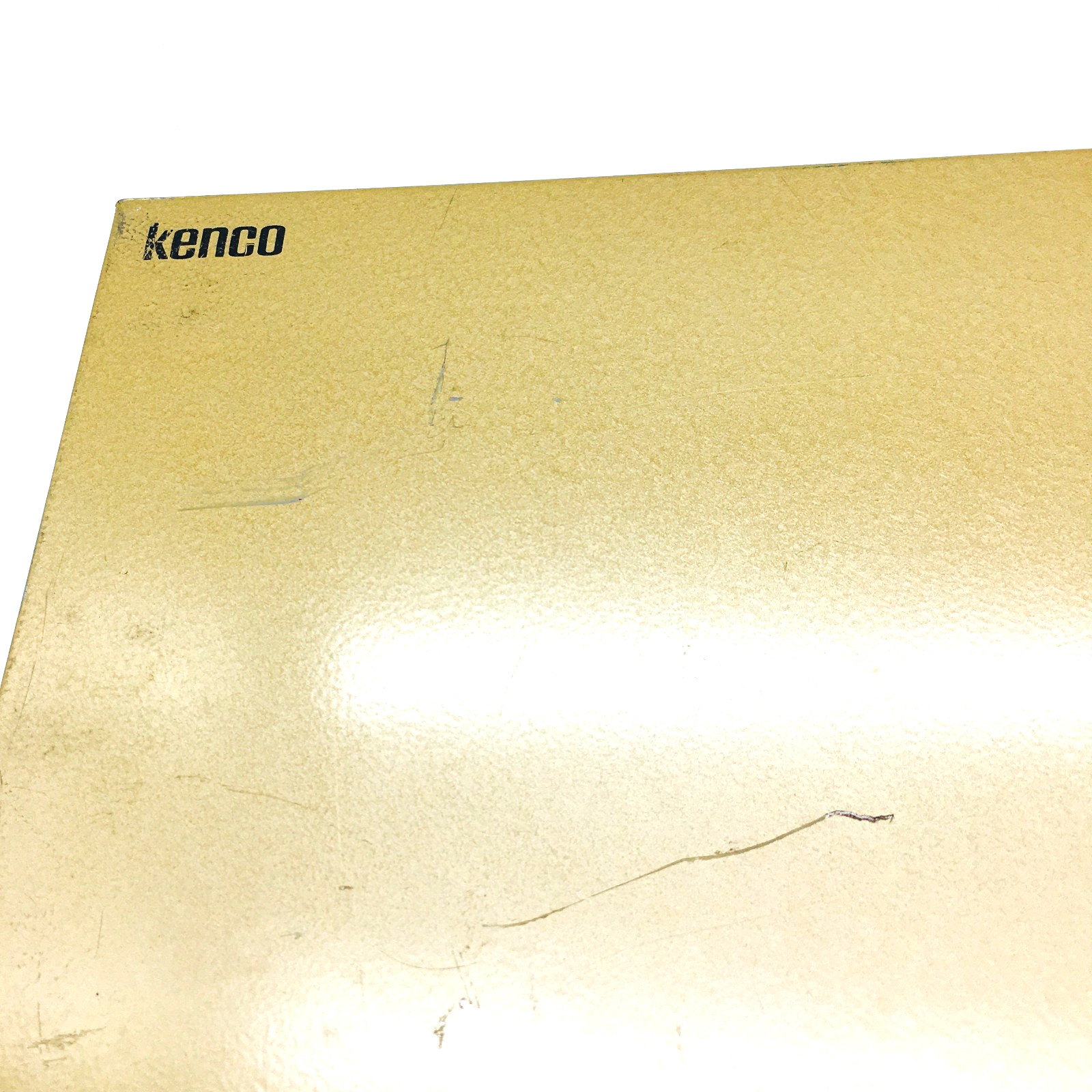 Vintage Kenco Metal Storage 8″ x 14″ Slide File Box Gold