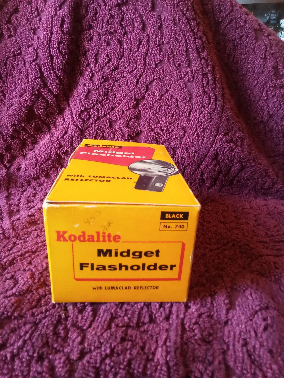 Vintage Kodalite Midget Flasholder with Lumaclad Reflector #740-UNTESTED